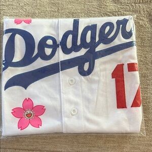 🌸Nike LA Dodgers Ohtani Takashi Murakami collaboration jersey medium nwt 🌸